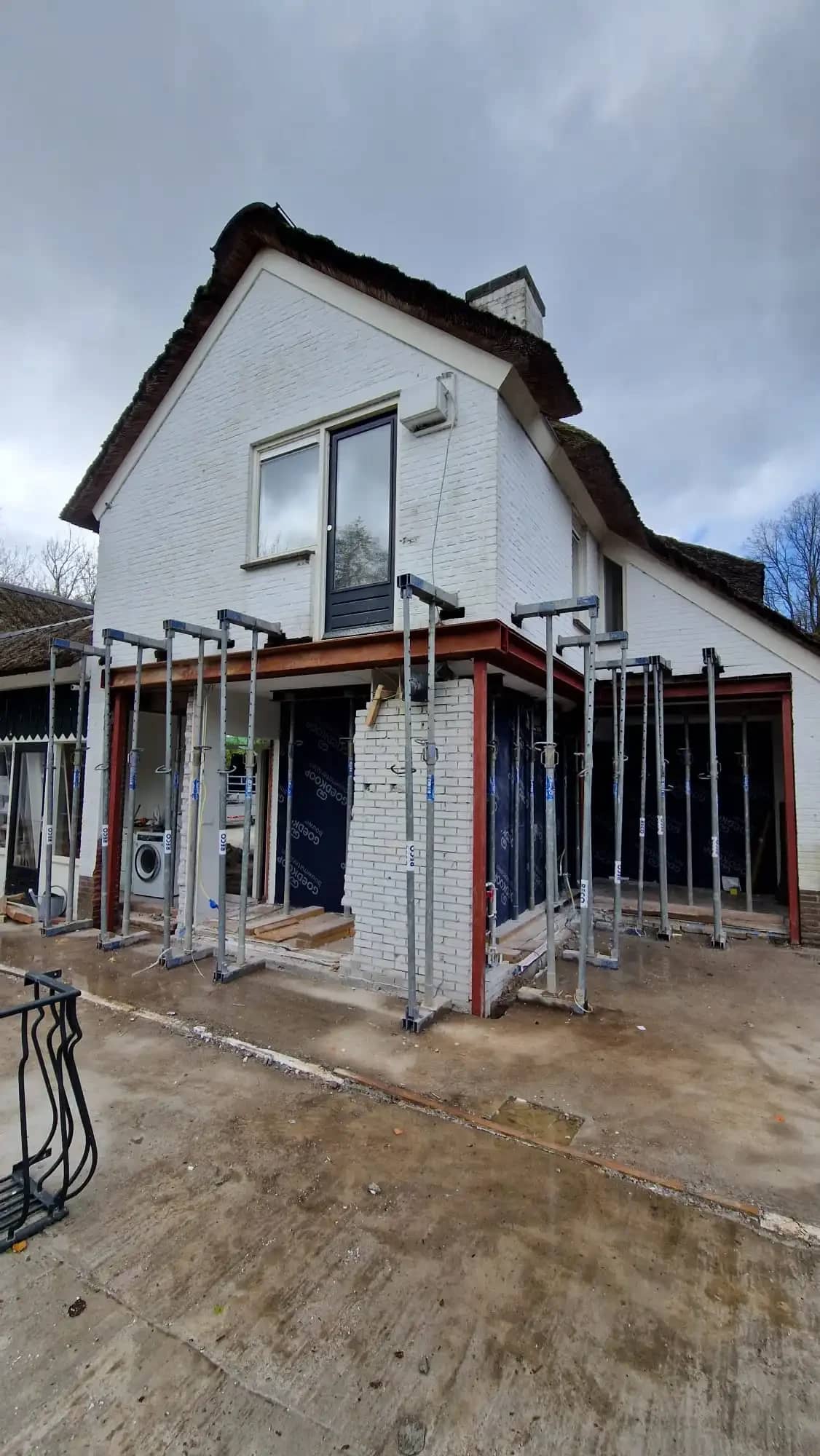 Foto van project: Staalconstructie uitbouw Leiderdorp