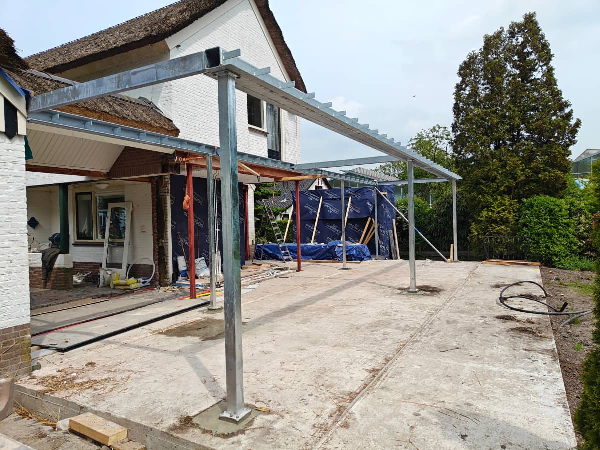 Foto van project: Staalconstructie uitbouw Leiderdorp